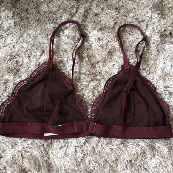 French Affair Burgundy Bralette - Picture 4 of 5